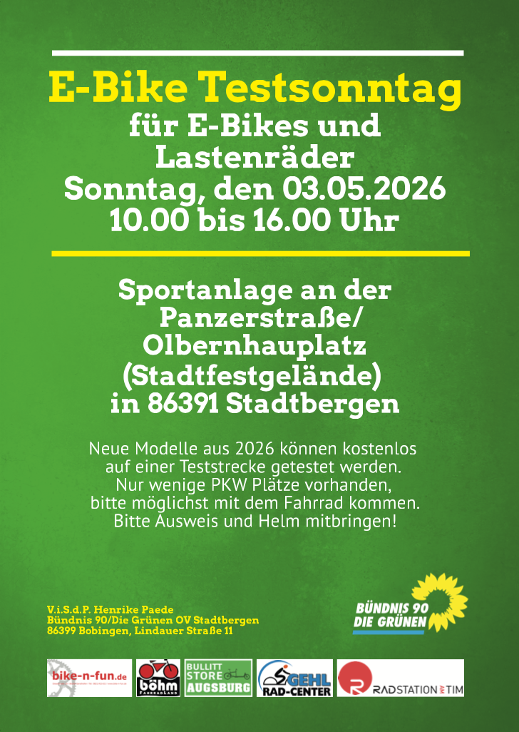 E-Bike Testsonntag Stadtbergen